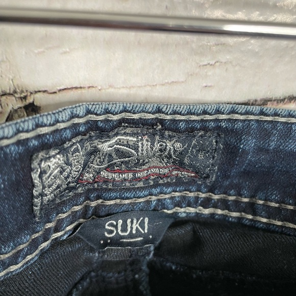 Silver jeans Suki boot cut jeans size 28 blue - Picture 5 of 11